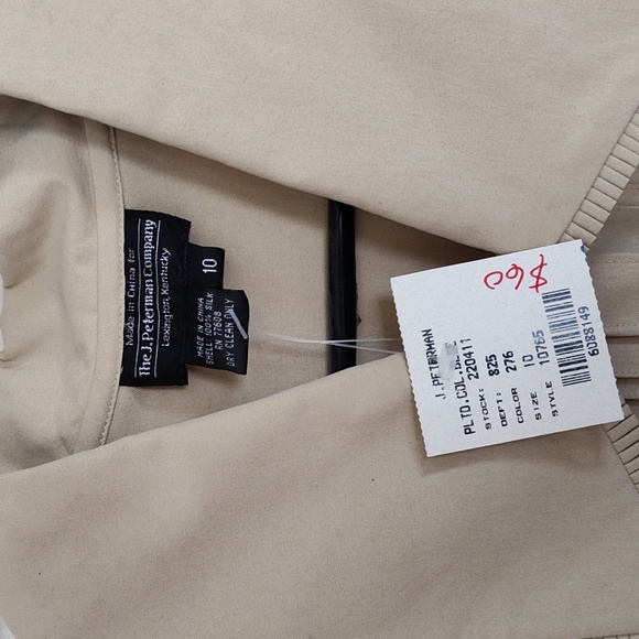 J. PETERMAN SILK BLOUSE - Picture 4 of 4